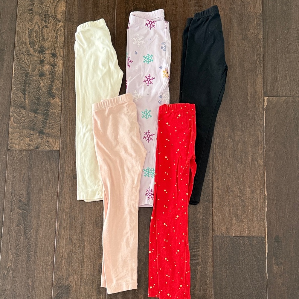 Huge Bundle of Toddler Girls Old Navy and Cat and Jack Colorful Leggings Set